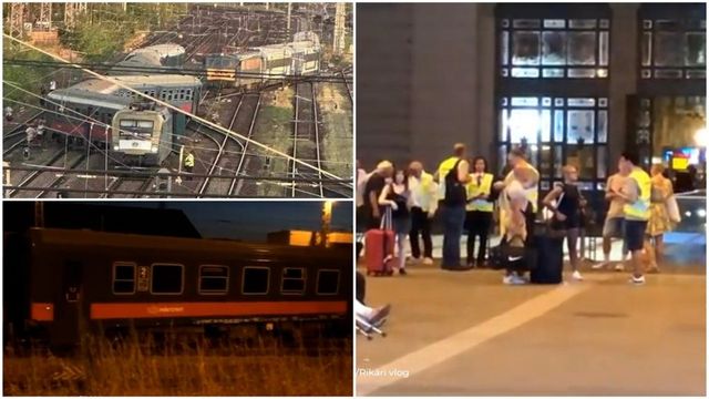 Trafic paralizat în gara Keleti, după ce trenul InterCity Cluj-Napoca-Budapesta a deraiat duminică noapte