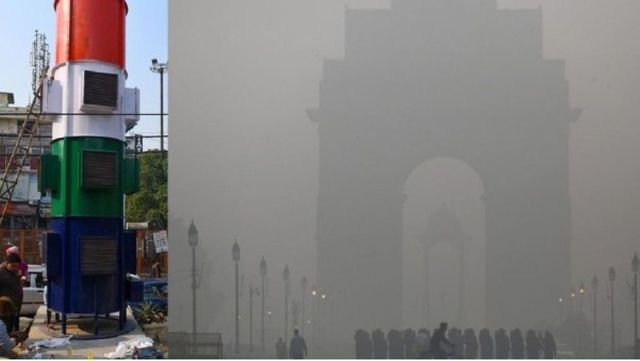Delhi’s first smog tower to tackle air pollution to be ready by Aug 15