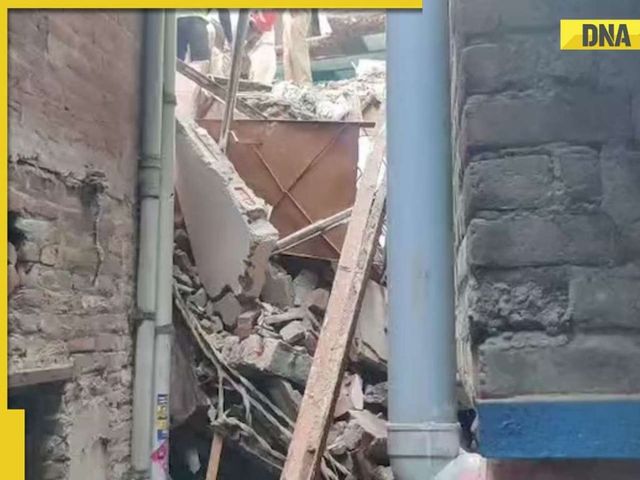 Four-storey building collapses in Delhi, some people feared trapped