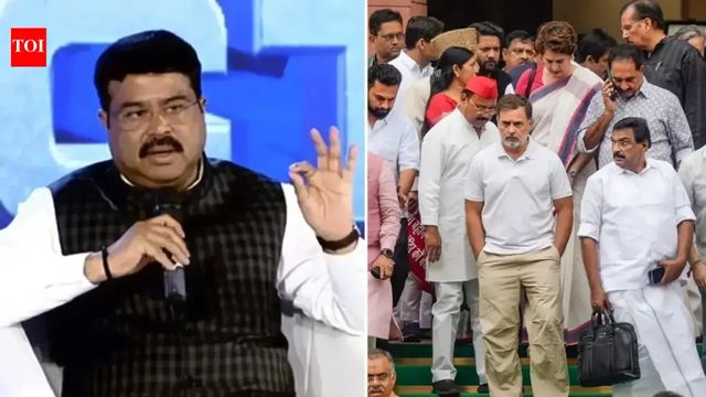 'We owe students more than outrage': Education minister Pradhan slams Cong protest
