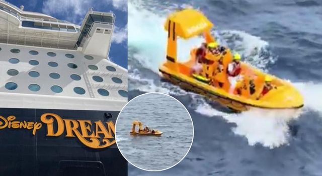 Bambina cade dalla nave da crociera, il papà la salva tenendola a galla per 20 minuti