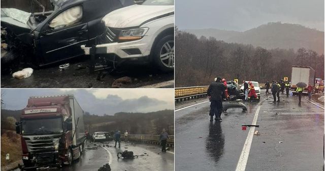 Două femei și-au pierdut viața și alte trei persoane au fost rănite, într-un accident grav pe DN1, în Brașov