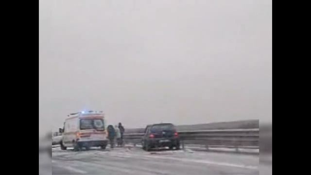 Accident cu șapte autoturisme pe A2