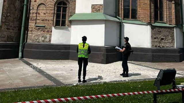 Catedrala Sfînta Sofia din Kiev, avariată în urma unui atac nocturn