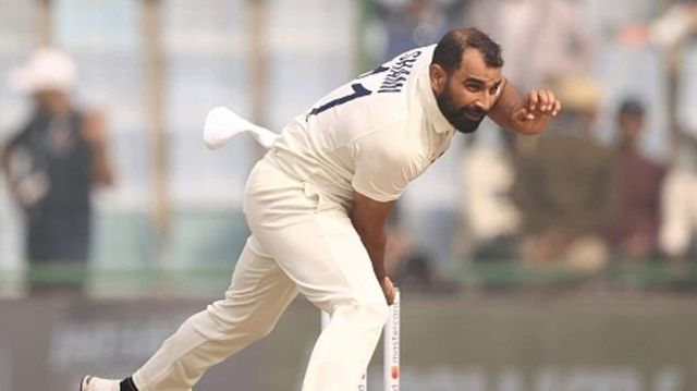 Shami bowls in nets after India's defeat in Bengaluru