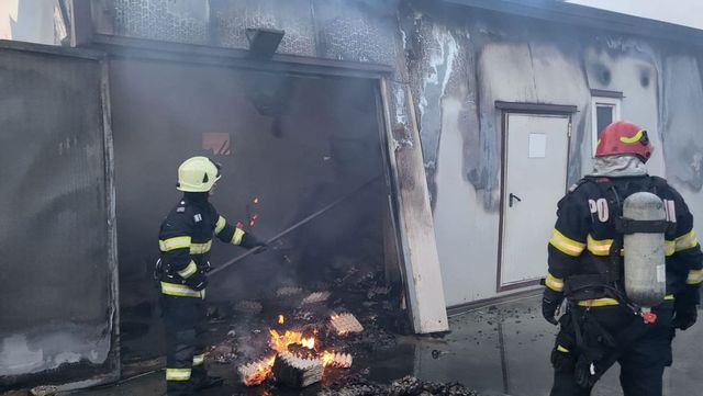 Incendiu la o fermă avicolă din județul Satu Mare