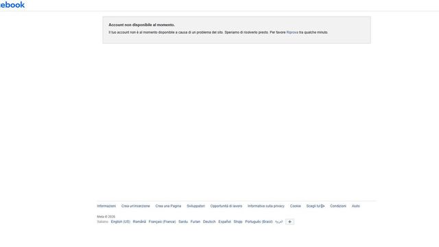 Facebook e Instagram down: cosa sta succedendo