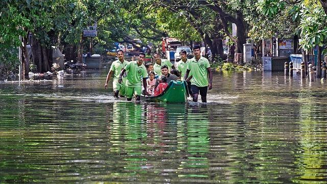 Tiruppur district contributes to help flood-hit Chennai people