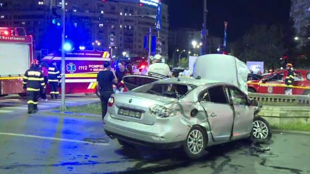 Accident grav în centrul Capitalei, 12 victime duse la spital