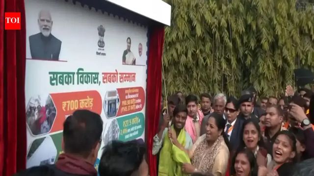 Delhi CM Rekha Gupta launches ₹327cr projects for slum clusters on Republic Day