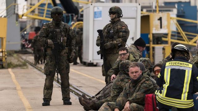 Poliția germană a împușcat un soldat care participa la un exercițiu
