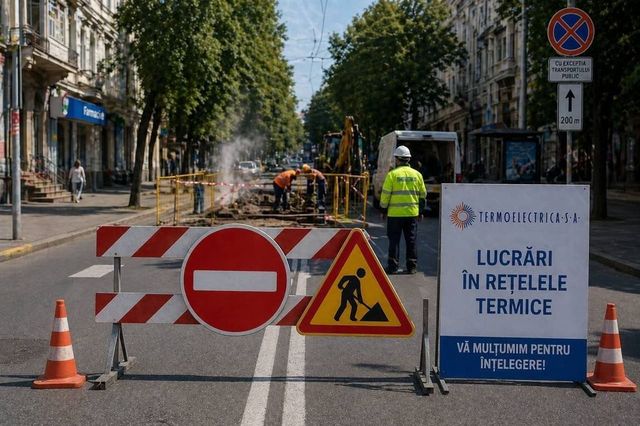 Primăria Chișinău anunță suspendarea traficului rutier pe un tronson al străzii Melestiu