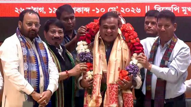 Assam: Himanta Biswa Sarma elected NDA leader, set to return as Chief Minister