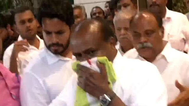 Union Minister Kumaraswamy hospitalised in Bengaluru after nose bleeding