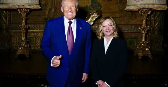 Italská premiérka Meloniová se na Floridě sešla s Donaldem Trumpem