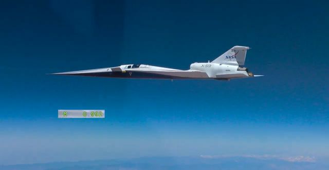 Un avion al NASA a depășit bariera sunetului în cadrul primului zbor de testare supersonic