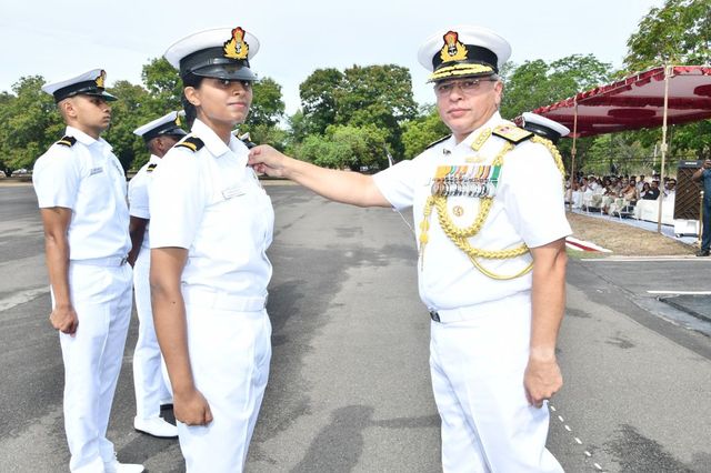 Navy gets first woman helicopter pilot