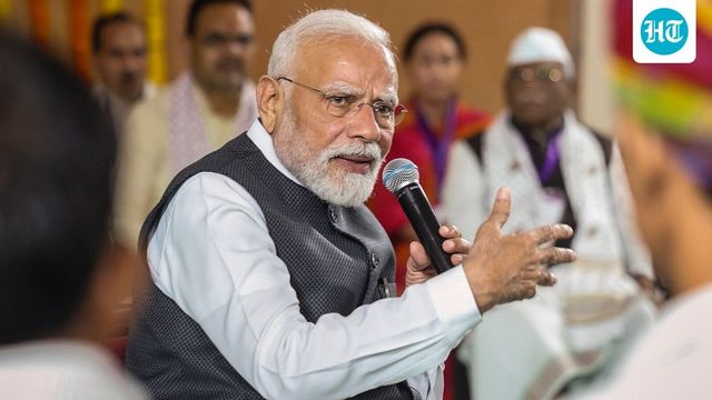 PM Modi unveils development projects worth ₹1,22,100 crore in Rajasthan Banswara