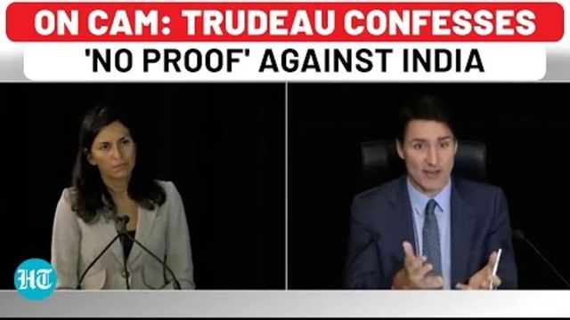 On Cam: Trudeau Confesses ‘No Hard Proof’ Against India In Nijjar Case, After Ruining Ties | Canada