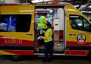 Se derrumba el forjado de un edificio en obras en Madrid, cerca de la plaza de Ópera