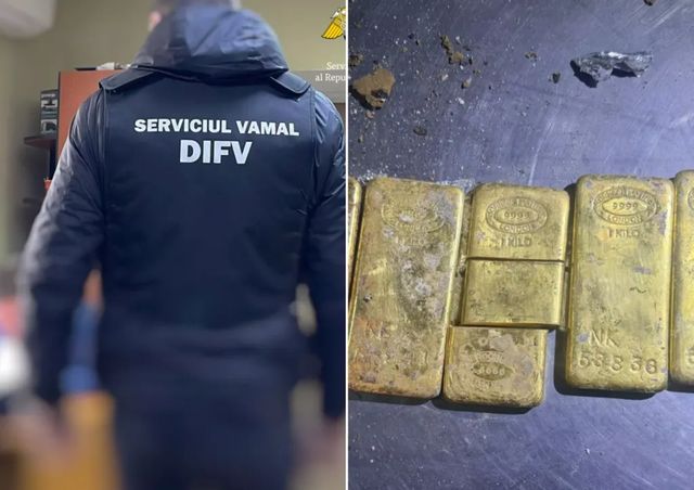 Presupusul proprietar al lingourilor de aur introduse ilegal în țară – reținut