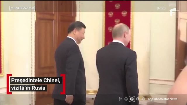 Președinții Chinei și Rusiei, Xi Jinping și Vladimir Putin, se întâlnesc la Moscova | Ce spune liderul rus despre pacea în Ucraina