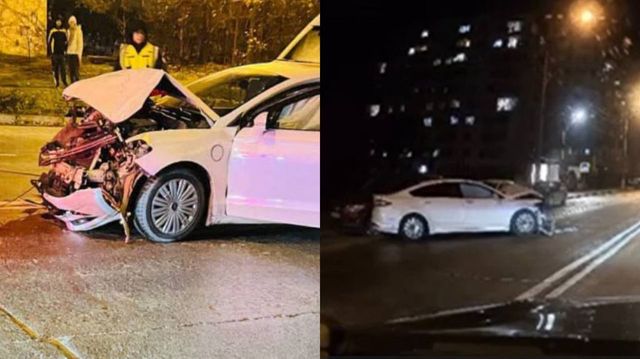 Un șofer beat a lovit mai multe mașini în Chișinău. Un copil a ajuns la spital