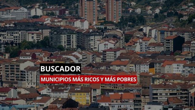 Estos son los 10 municipios más ricos de España y los 10 más pobres