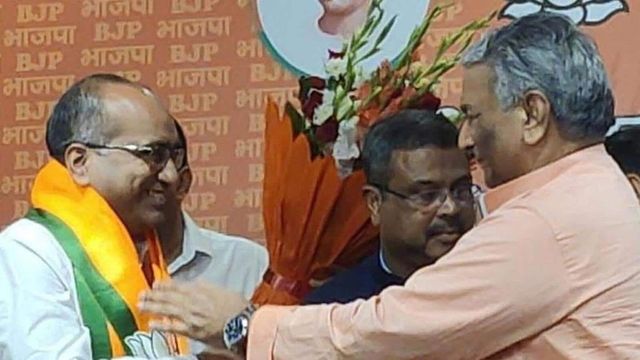 Former BJD MP Sujeet Kumar joins BJP