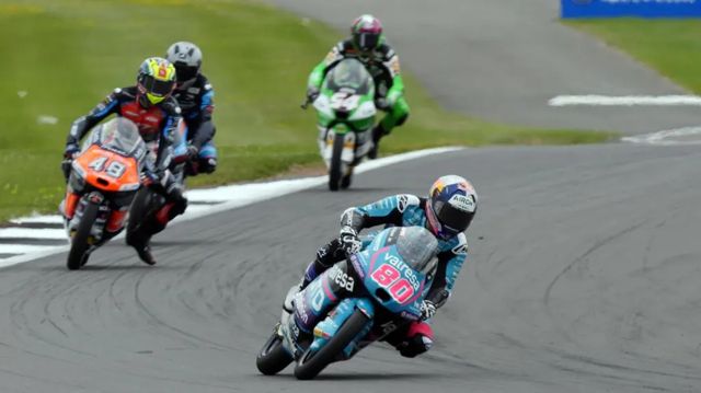 Ortolá se regala la victoria de Moto3 en Silverstone