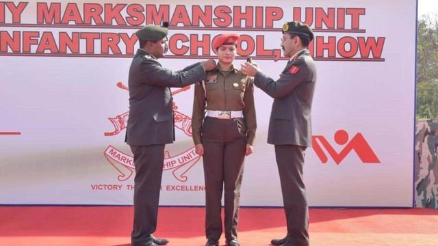 Army gets first woman Subedar in champion shooter