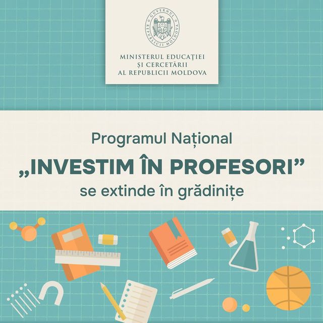 Programul Național „Investim în profesori” va fi extins în grădinițe