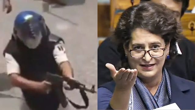'Who Ordered Pellet Guns, AK-47s Against Students?' Priyanka Gandhi Questions Govt