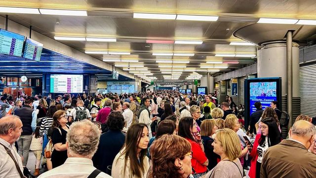 El caos en la estación de Atocha obliga a suspender 19 trenes este domingo a Levante