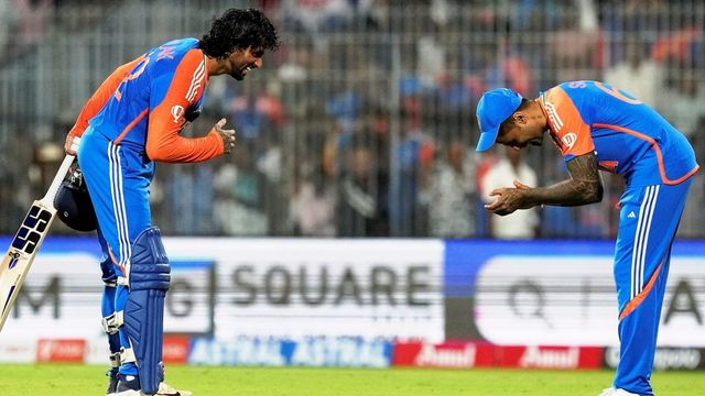 Suryakumar Yadav bows down at Tilak Varma after match-winning knock under pressure, youngster promptly reciprocates