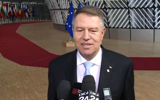 Președintele Klaus Iohannis participă la Bruxelles la reuniunea extraordinară a Consiliului European