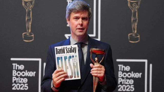 Canadian-Hungarian-British writer David Szalay wins Booker Prize for fiction with his novel 'Flesh'