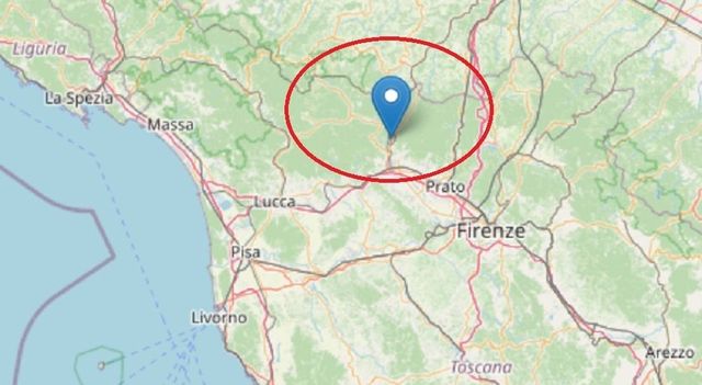 Scossa di terremoto in provincia di Pistoia avvertita anche a Firenze
