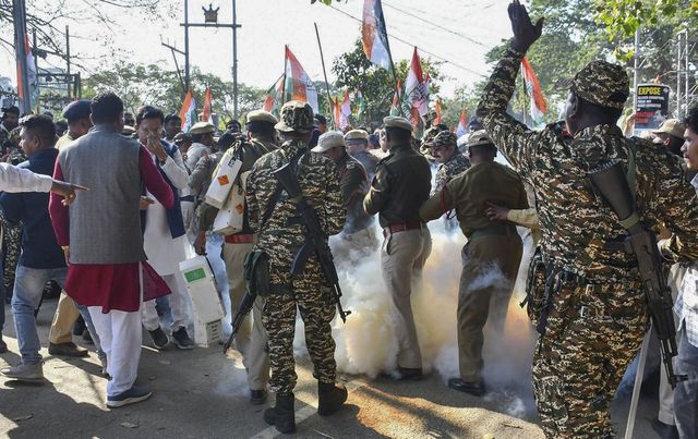 Congress Alleges 'Police Brutality' After Party Worker Dies During Protest In Lucknow