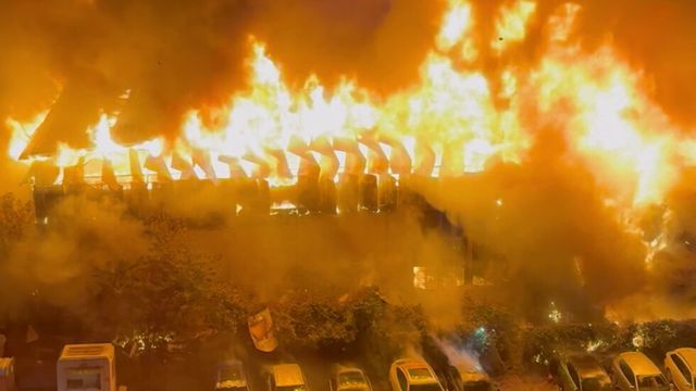 Голям пожар тази нощ в столичния квартал "Гоце Делчев"