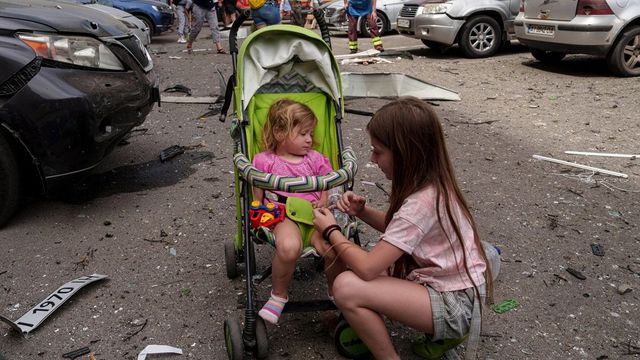 Russian missile hits a children’s hospital in Kyiv, another one kills 20