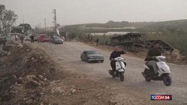 Libano, migliaia in coda per tornare a casa dopo il cessate il fuoco