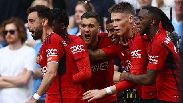 Garnacho, Mainoo power United to FA Cup win, beat City 2-1