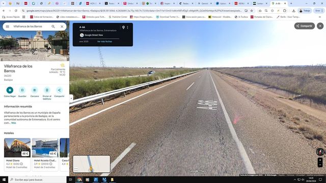 Muere un hombre de 40 años tras el choque entre dos vehículos en la A-66 en la provincia de Badajoz