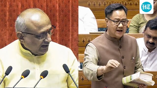Rijiju raises point of order, Kharge hits back at minister