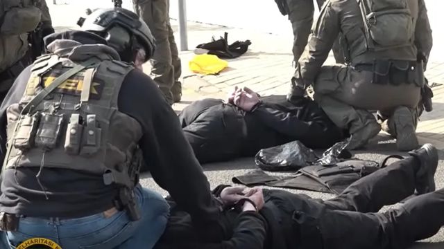 Látványos felvétel jelent meg az ukrán aranykonvoj elleni akcióról