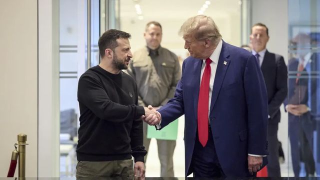 Zelenski también corteja a Trump