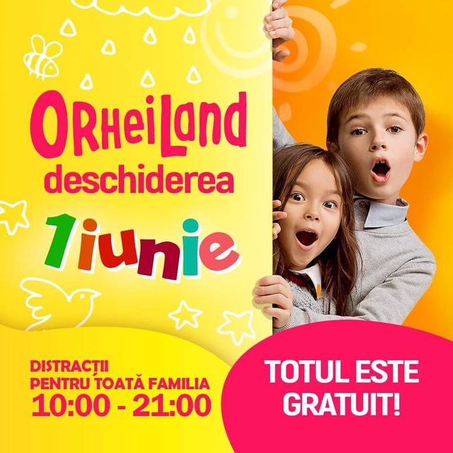OrheiLand dă startul sezonului estival, în 1 iunie, de Ziua Copilului