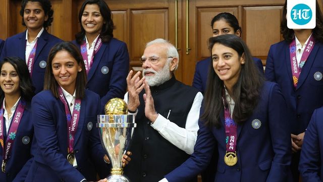 PM Modi felicitates Women’s World Cup champions at his residence in New Delhi