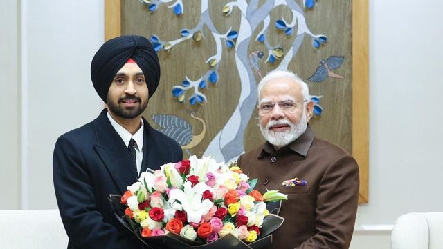 'Fantastic Start To 2025': Diljit Dosanjh Meets PM Modi, Presents Him With Poster Of Dil-Luminati India Tour